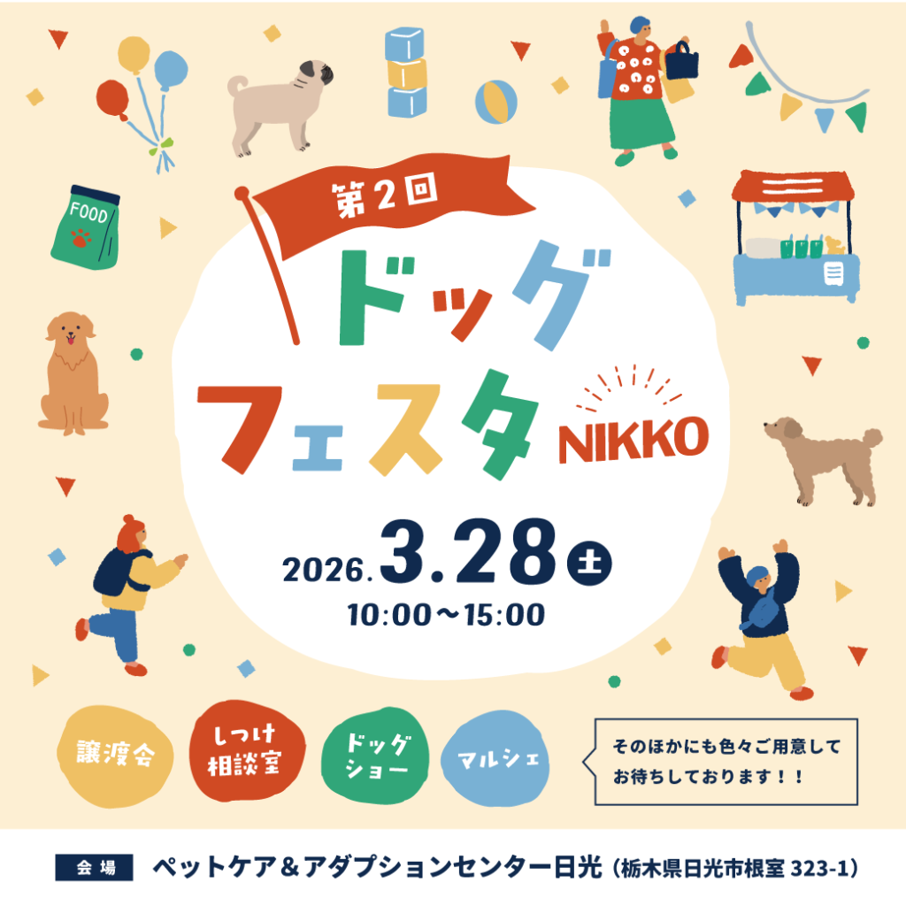 ドッグフェスタNIKKO Flyer